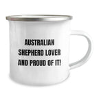 Australian Shepherd Dog Lover Camping Mug Valentine Gift For Friends