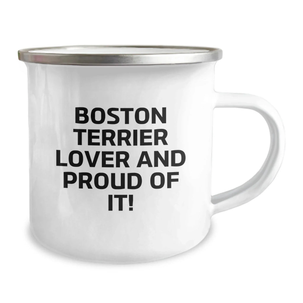 Boston Terrier Lover Mug Funny Camping Gift For Valentine