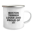 Boston Terrier Lover Mug Funny Camping Gift For Valentine
