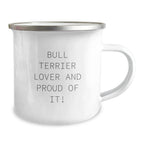 Bull Terrier Dog Lover Camping Mug Gift For Men Valentine