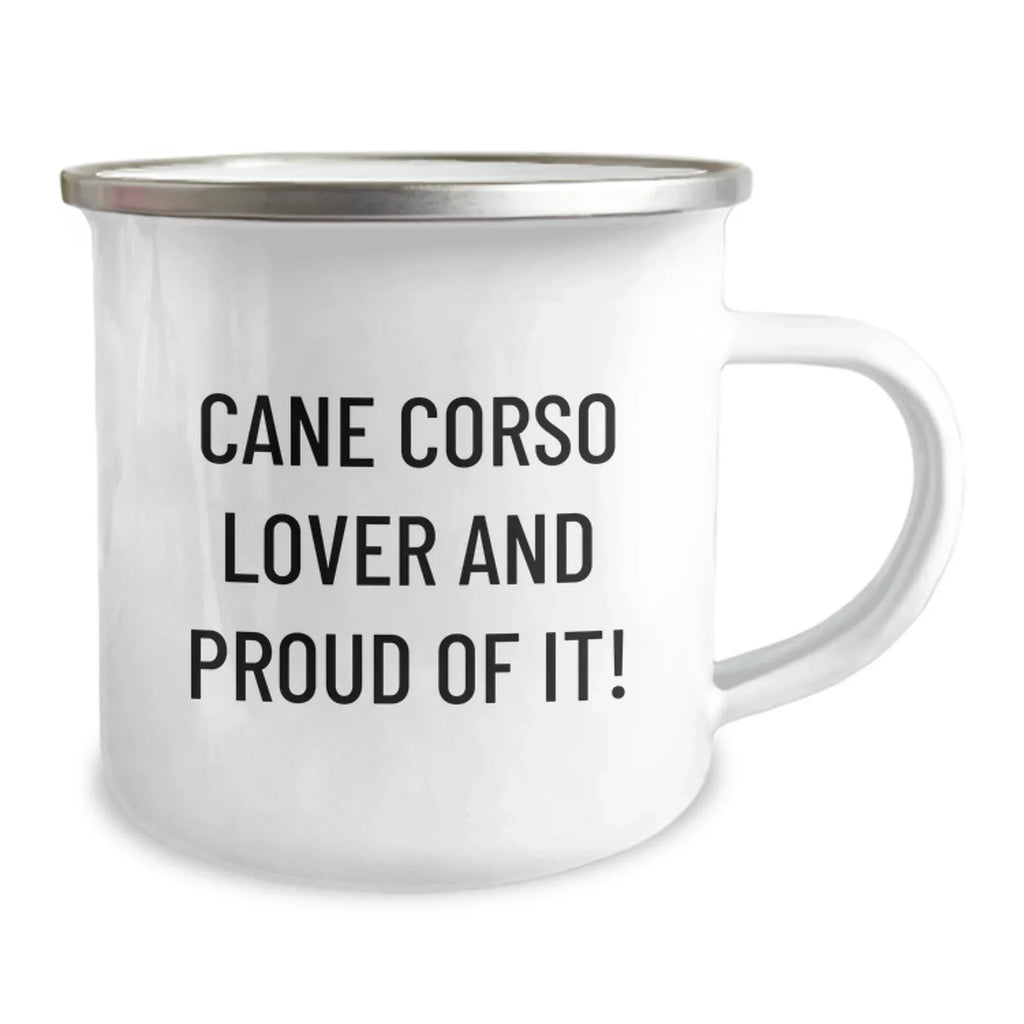 Cane Corso Dog Lovers Valentines Camping Mug Gift For Him Or Her