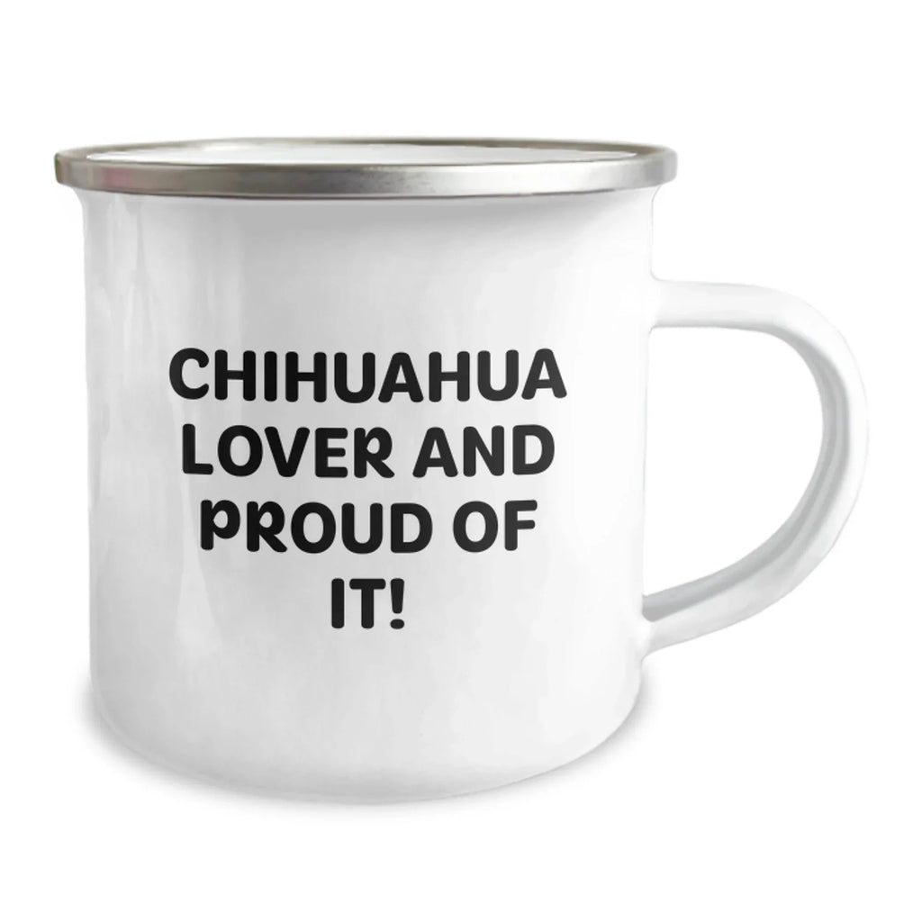 Funny Chihuahua Camping Mug Stainless Steel Gift For Chihuahua Owners