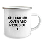 Funny Chihuahua Camping Mug Stainless Steel Gift For Chihuahua Owners