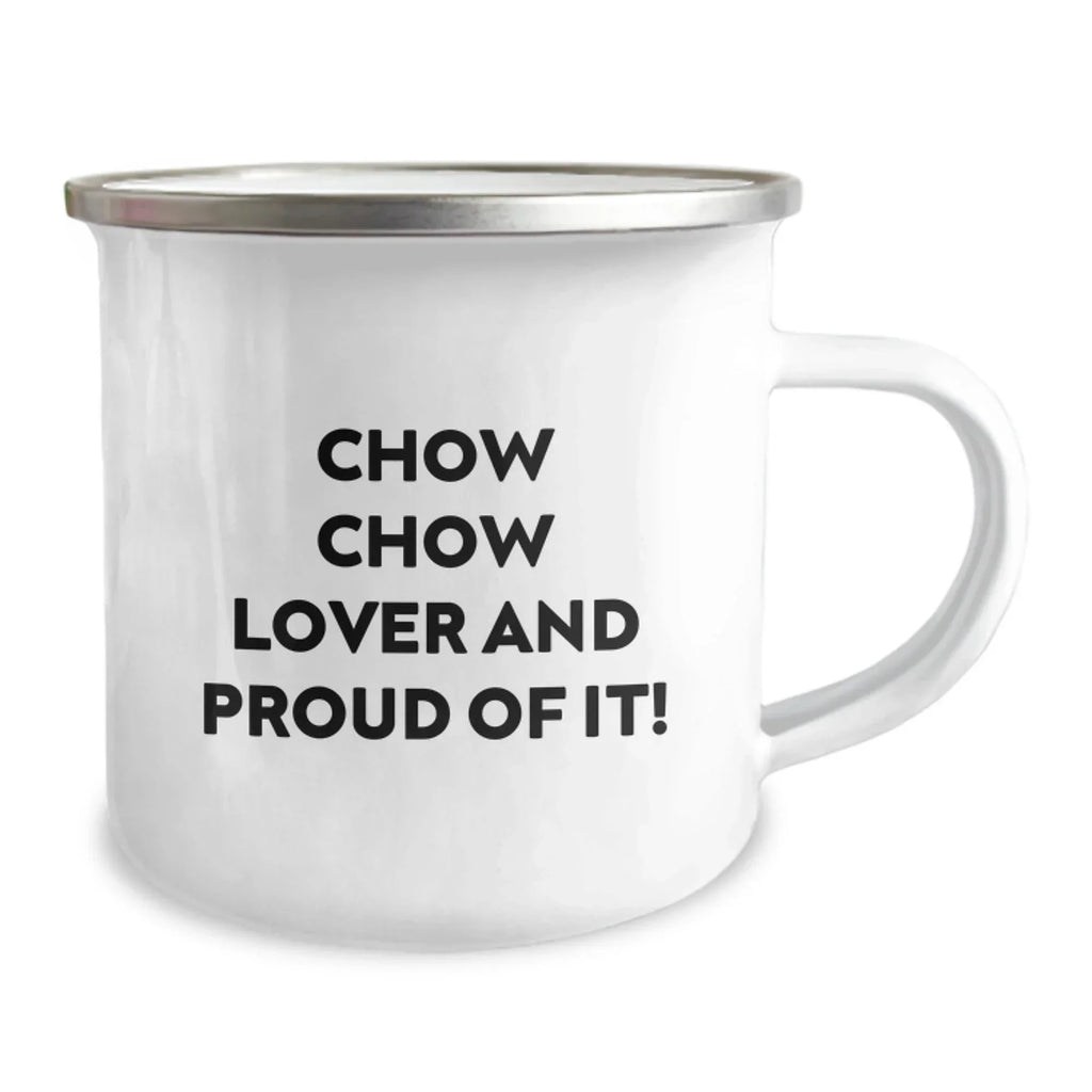 Chow Chow Lover Camping Mug Gift For Dog Fans And Friends