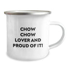 Chow Chow Lover Camping Mug Gift For Dog Fans And Friends