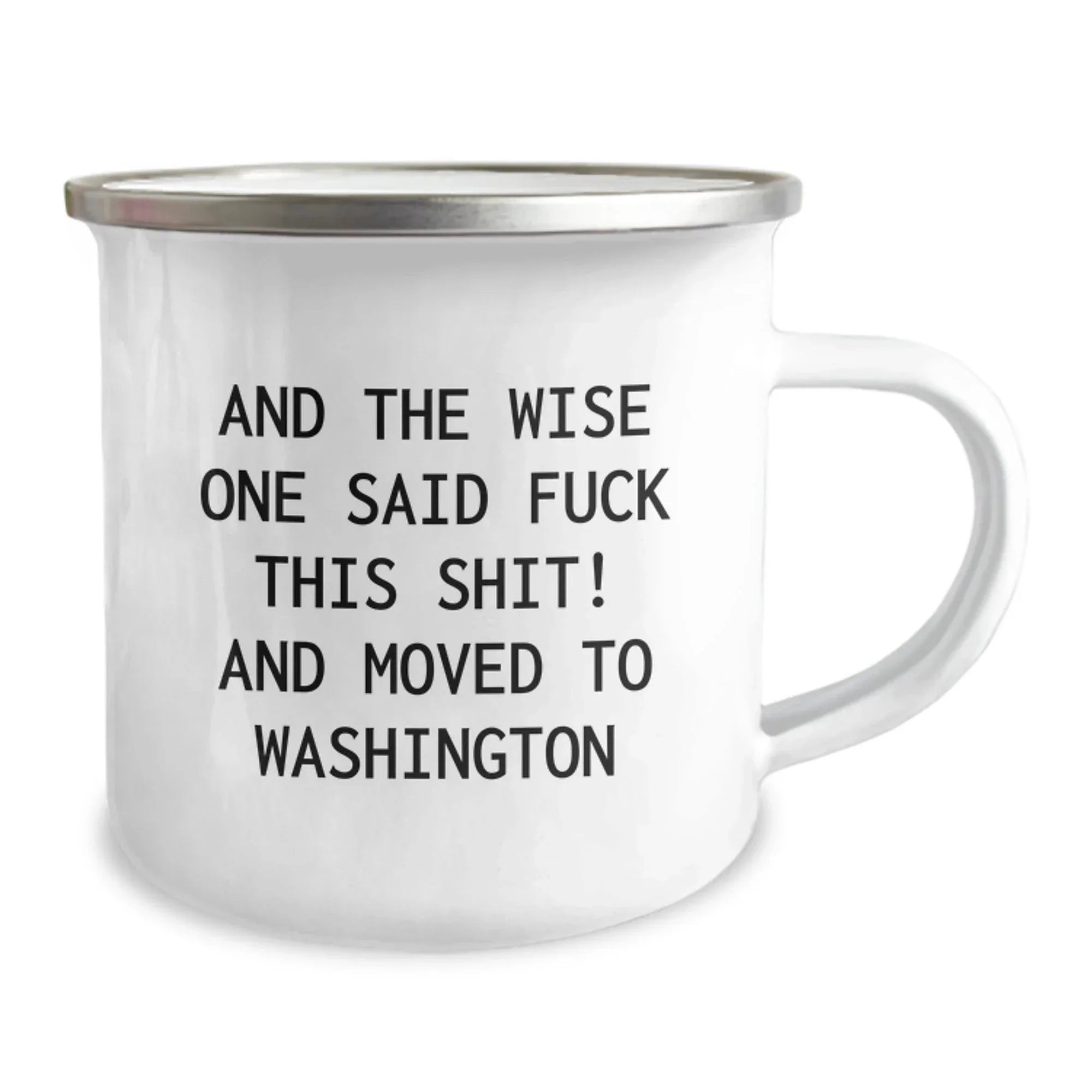 Washington State Camping Mug For Outdoors Lovers Gift