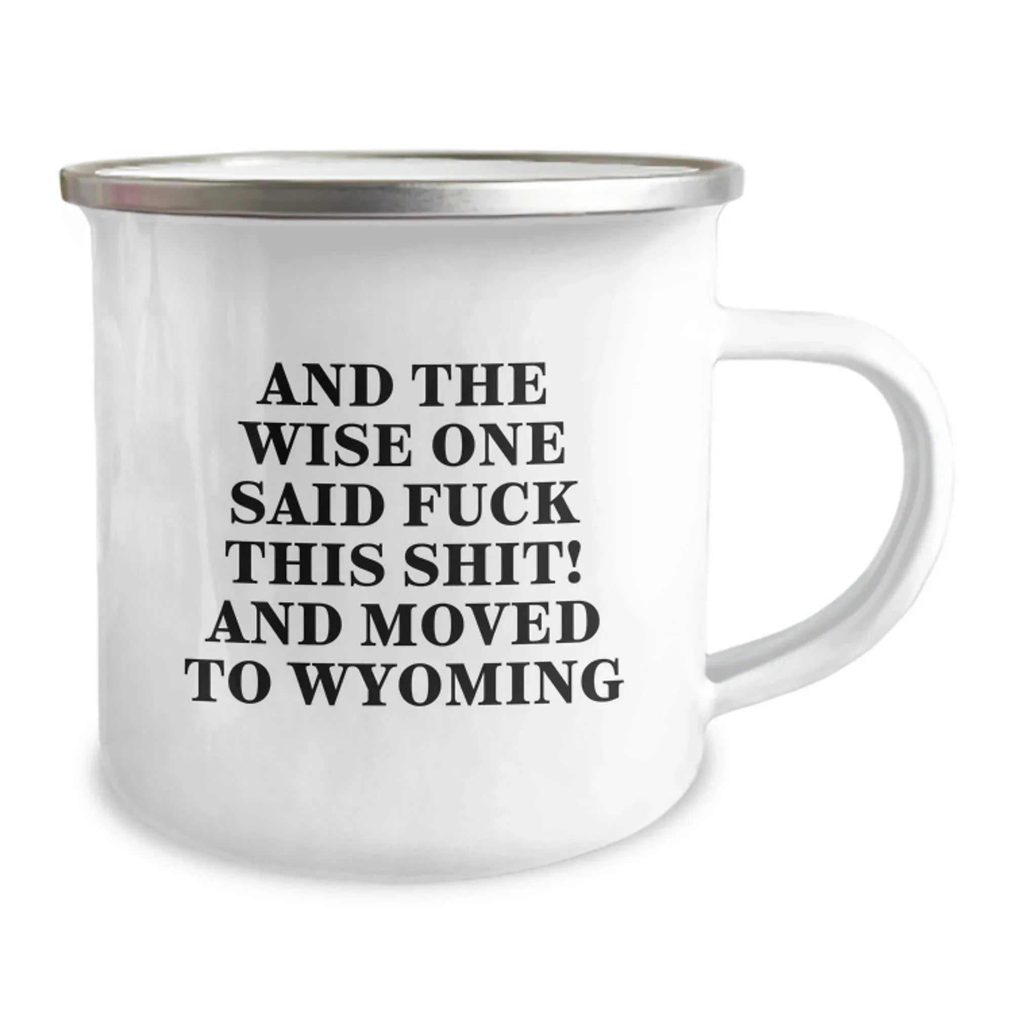 Wyoming Gifts For Men Funny Camping Mug Valentines Gift