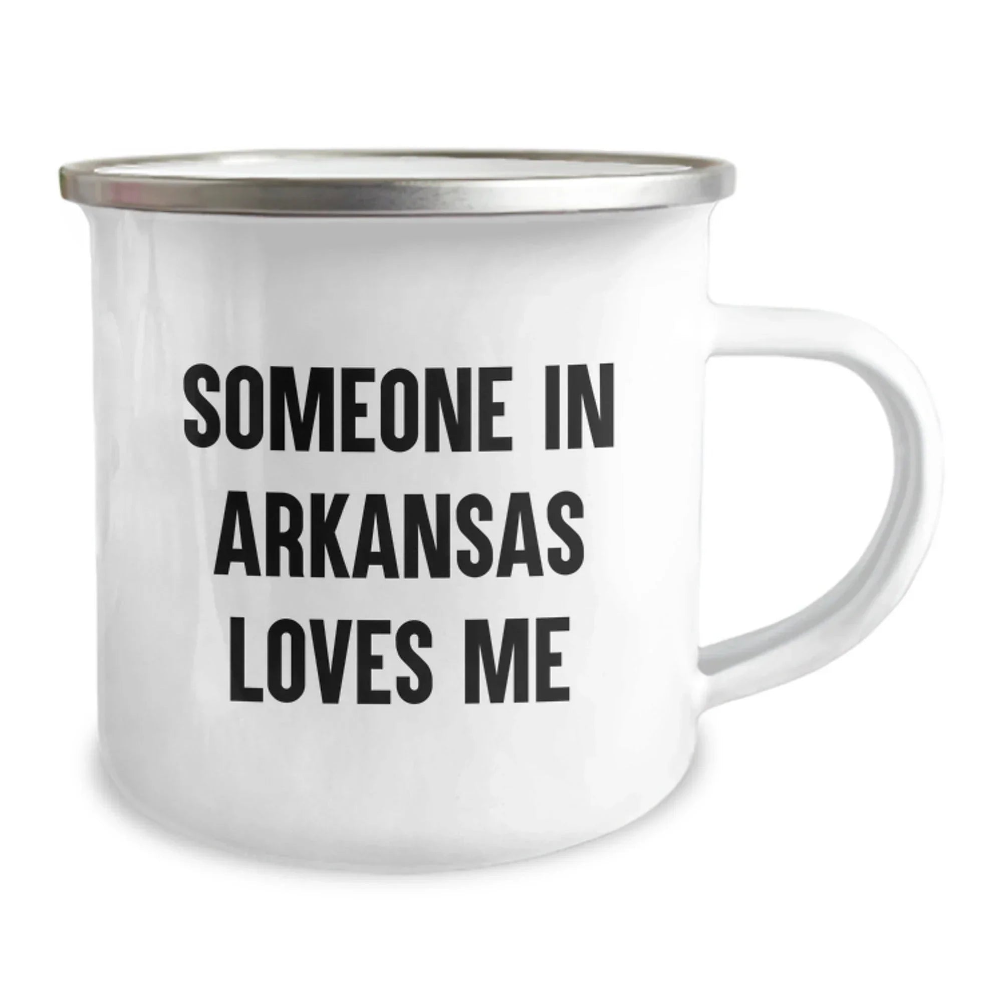 Someone In Arkansas Loves Me Camping Mug Valentine Gift For Friends