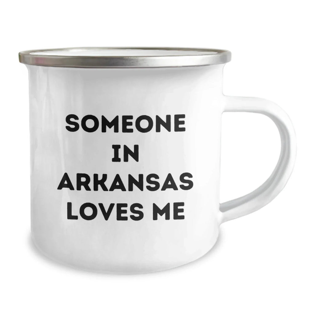 Arkansas Camping Mug Gifts From Friends For Valentines Day In Arkansas Loves Me
