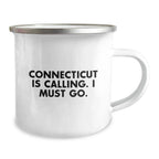 Connecticut Calling Gifts from Friends for Connecticut Men, Inspirational Camping Mug, Birthday Unique Gifts