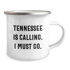 Tennessee Love Call Gifts for Men - Tennessee Is Calling I Must Go Camping Mug, Funny Valentine's Unique Gifts from Men