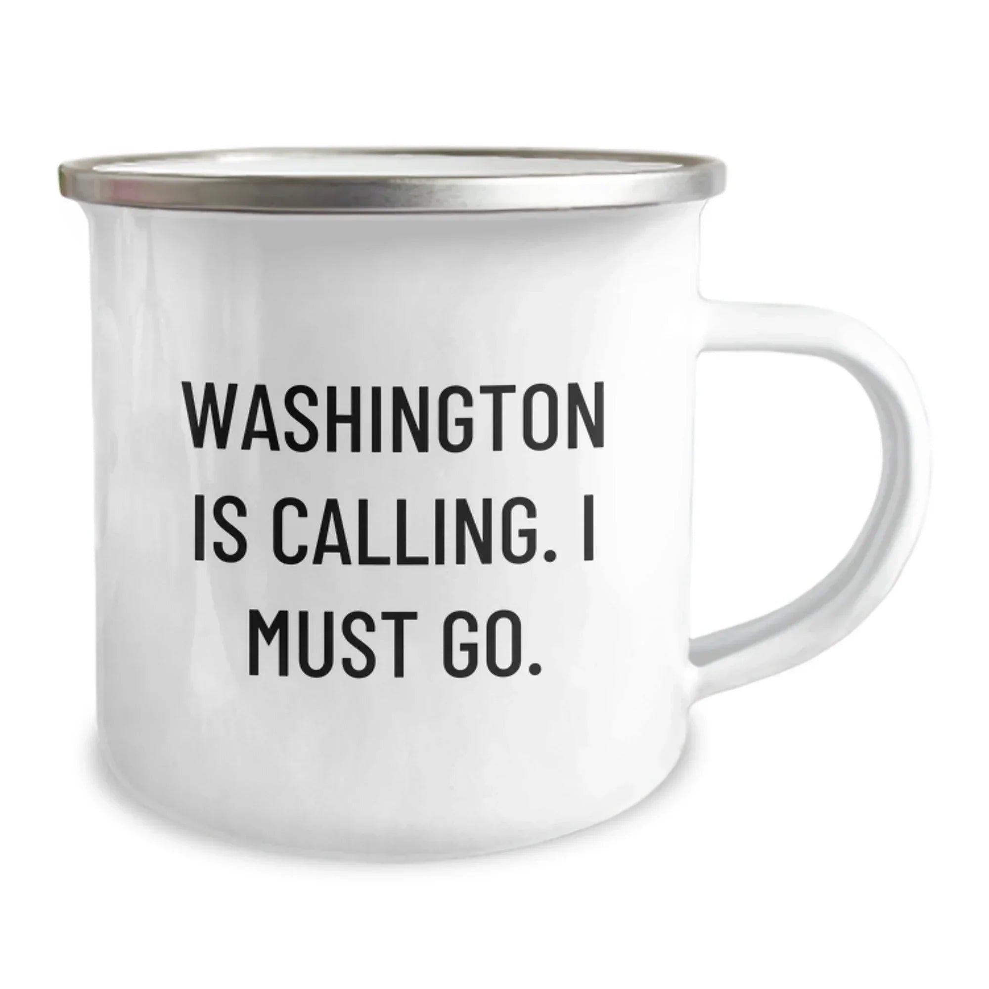Washington Camping Mug - Washington Is Calling Funny Gifts from Friends to Family, Unique Valentine's Unique Gifts for Washington Lovers, Camping Mug for Men and Women