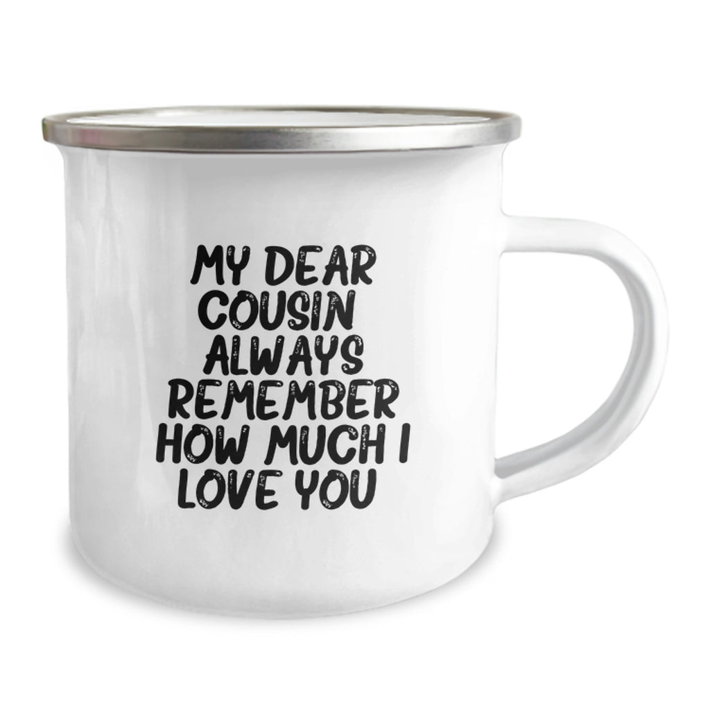 Christmas Gift for Her - Cousin Camping Mug, Sweet Sentiment - Image 2