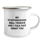 Staffordshire Bull Terrier Keepsake Camping Mug for Him Graduation Gift - Image 2