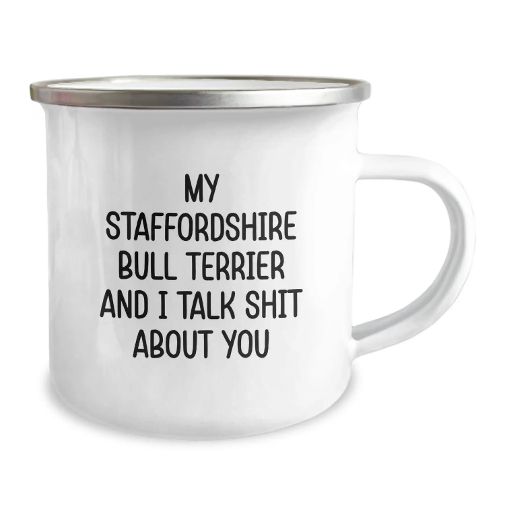 Staffordshire Bull Terrier Dog Lover Gifts for Men and Women, Funny Quote Camping Mug for Graduation, Unique Gift from Friends - Image 2