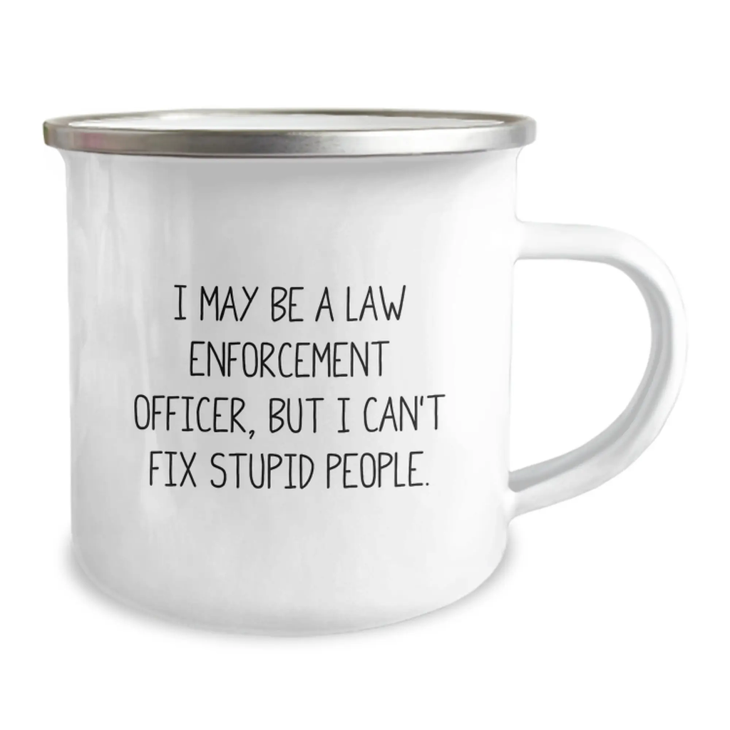 Law Enforcement Keepsake Camping Mug for Him – Birthday Special Gift - Image 2