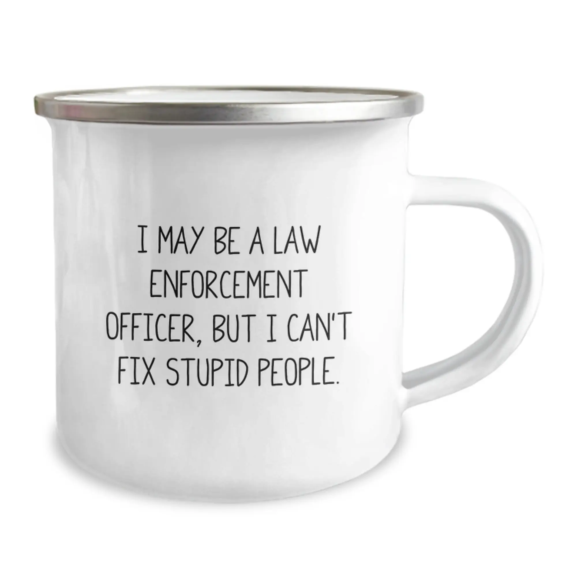 Law Enforcement Keepsake Camping Mug for Him – Birthday Special Gift - Image 2