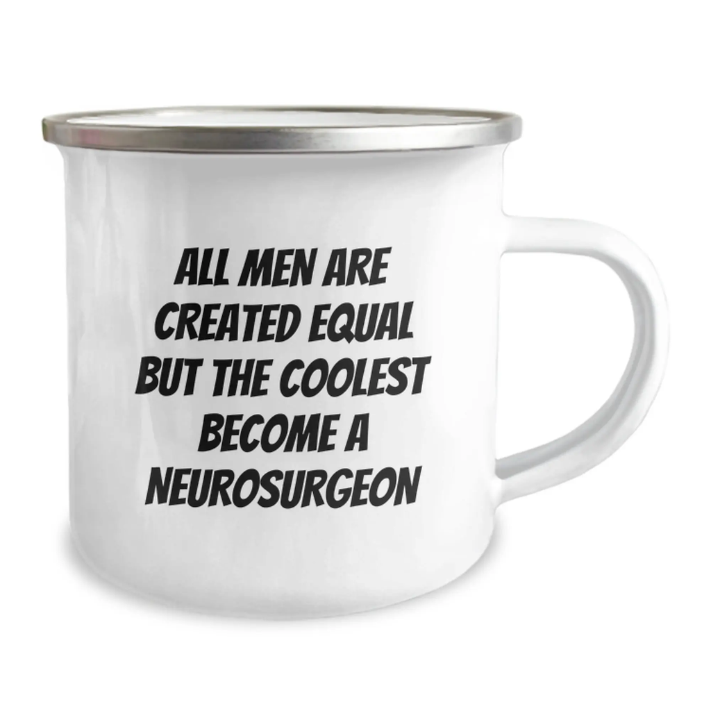 Inspiring Neurosurgeon Gifts for Men from Friends, Funny Camping Mug for Graduation Unique Occasions - Image 2
