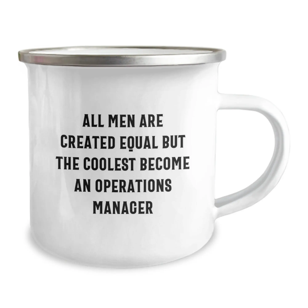 Funny Operations Manager Gifts for Men - Inspirational Camping Mug 'Become An Ops Manager' - Great Graduation Unique Gift Ideas from Friends - Image 2