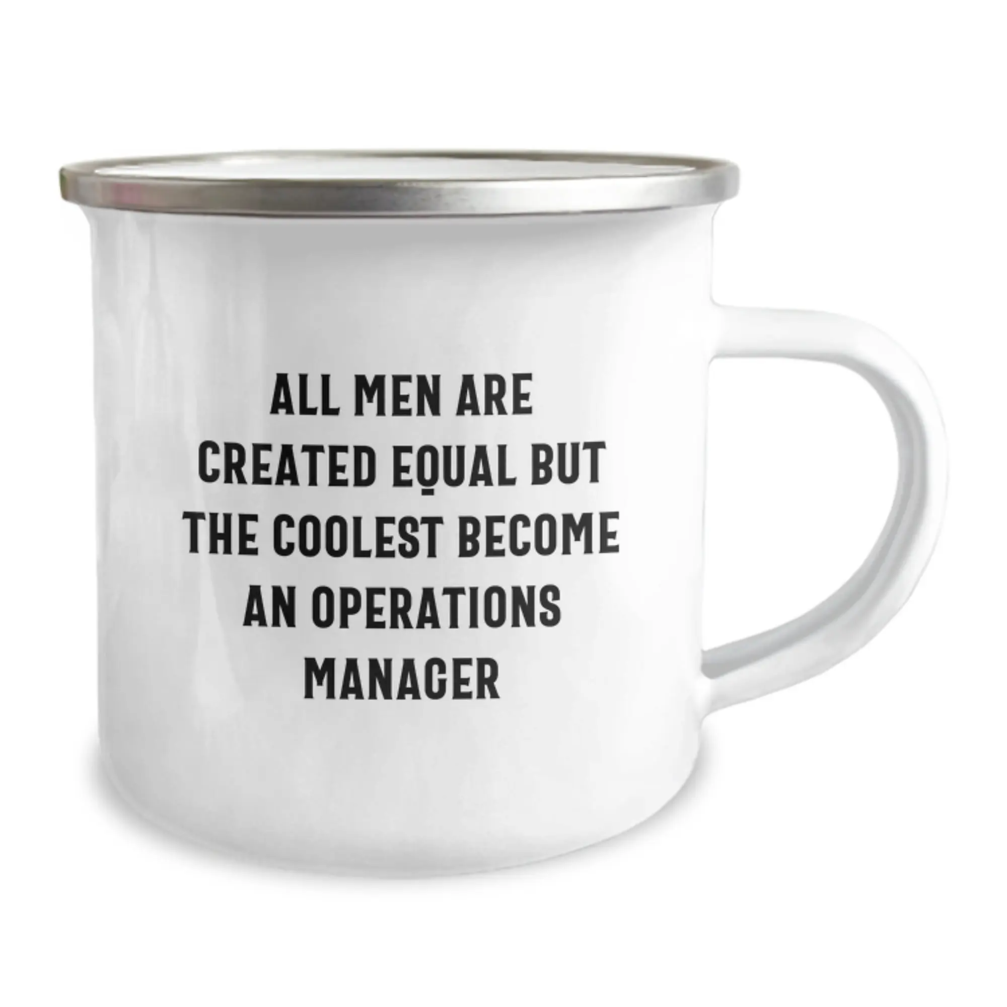 Funny Operations Manager Gifts for Men - Inspirational Camping Mug 'Become An Ops Manager' - Great Graduation Unique Gift Ideas from Friends - Image 2