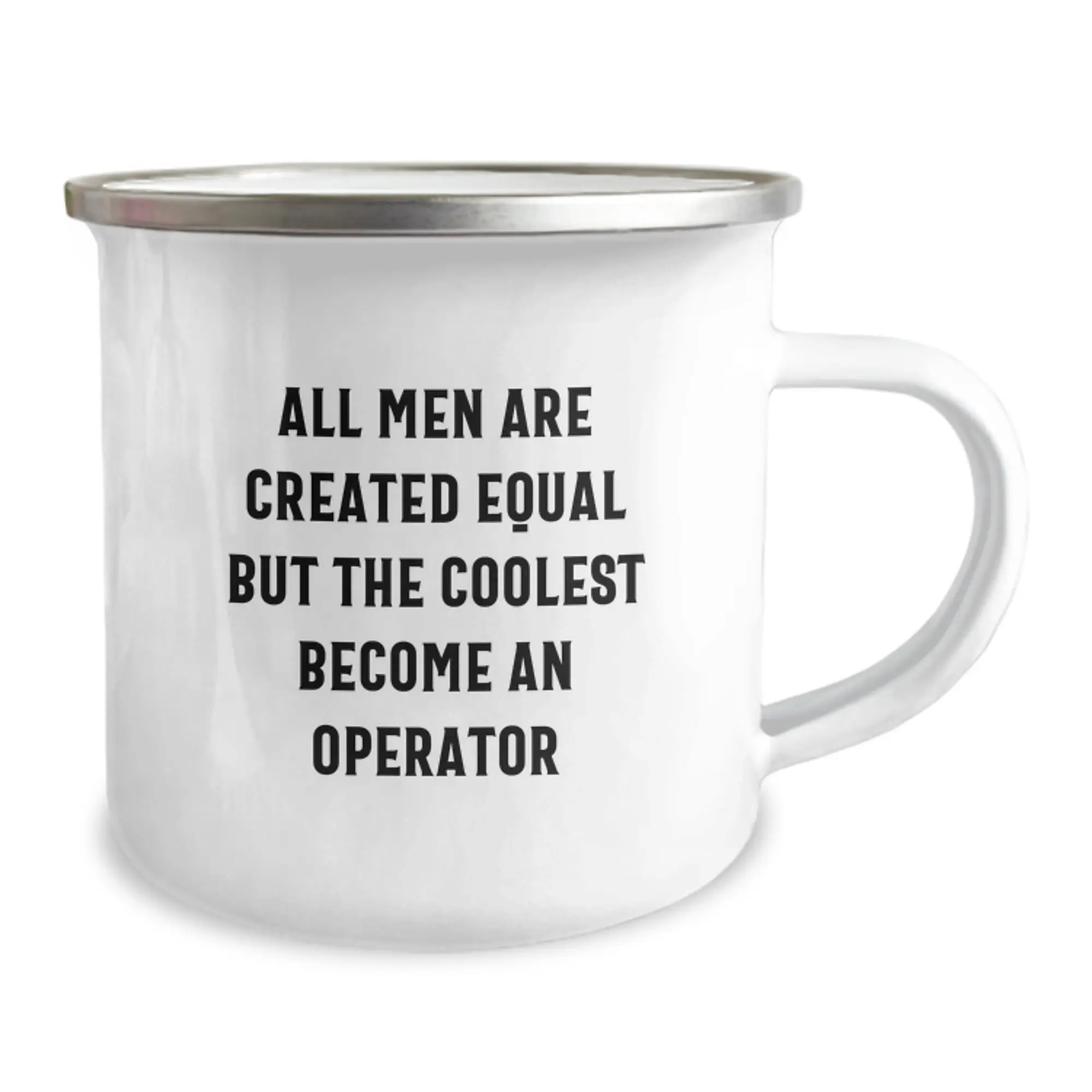 Operator Camping Mug, Funny Quirky Gifts from Men for Operator Dad on Father's Day - Image 2