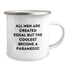 Gifts for Her - Funny Rescue Worker Quote Camping Mug for Men, Unique Mother's Day Unique Gifts from Family, Friends, or Coworkers, 12 oz Stainless Steel Enamel Finish - Image 2