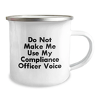 Birthday Gift for Her Compliance Officer Camping Mug Present - Image 2