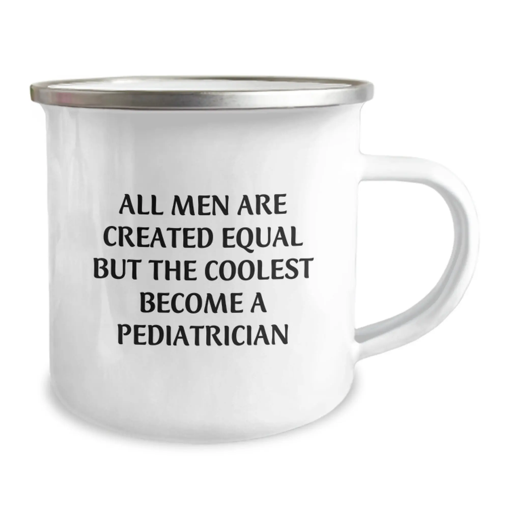 Funny Pediatrician Gifts for Men from Friends - Camping Mug for Pediatrician Graduation Unique - Image 2