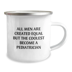 Funny Pediatrician Gifts for Men from Friends - Camping Mug for Pediatrician Graduation Unique - Image 2