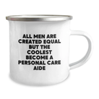 Personal Care Aide Gifts from Men, Funny Quote for Personal Care Aide, Camping Mug for Graduation Unique Gifts - Image 2