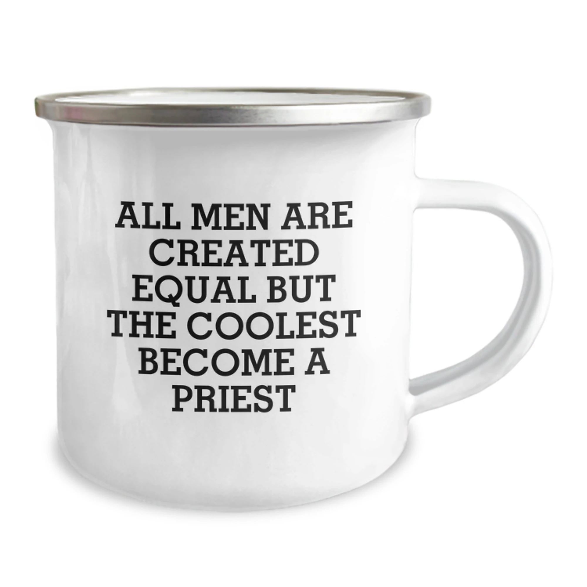 Funny Priest Gifts for Men, Unique Camping Mug for Priest, Funny Quote Gifts from Men to Priest on Mother's Day - Image 2
