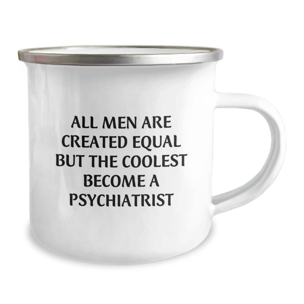 Psychiatrist Camping Mug – Birthday Gift for Coworkers – Idea Keepsake - Image 2