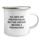 Psychiatrist Camping Mug – Birthday Gift for Coworkers – Idea Keepsake - Image 2