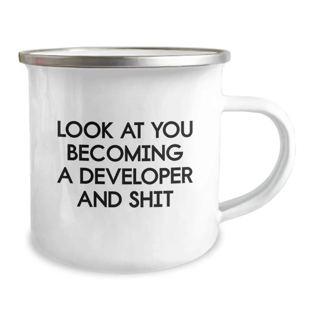 Funny Developer Gifts from Men to Family Members - Developer Camping Mug for Mother's Day Unique Gifts - Image 2