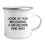 Funny Developer Gifts from Men to Family Members - Developer Camping Mug for Mother's Day Unique Gifts - Image 2
