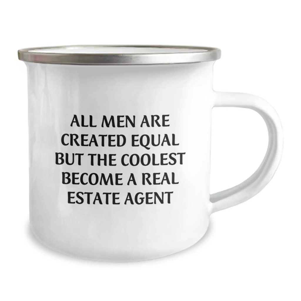 Real Estate Agent Gift for Him - All Men Are Created Equal Keepsake - Image 2