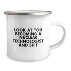 Funny Nuclear Technologist Gifts, Insulting Nuclear Technologist Mug for Graduation, Gifts from Friends - Image 2