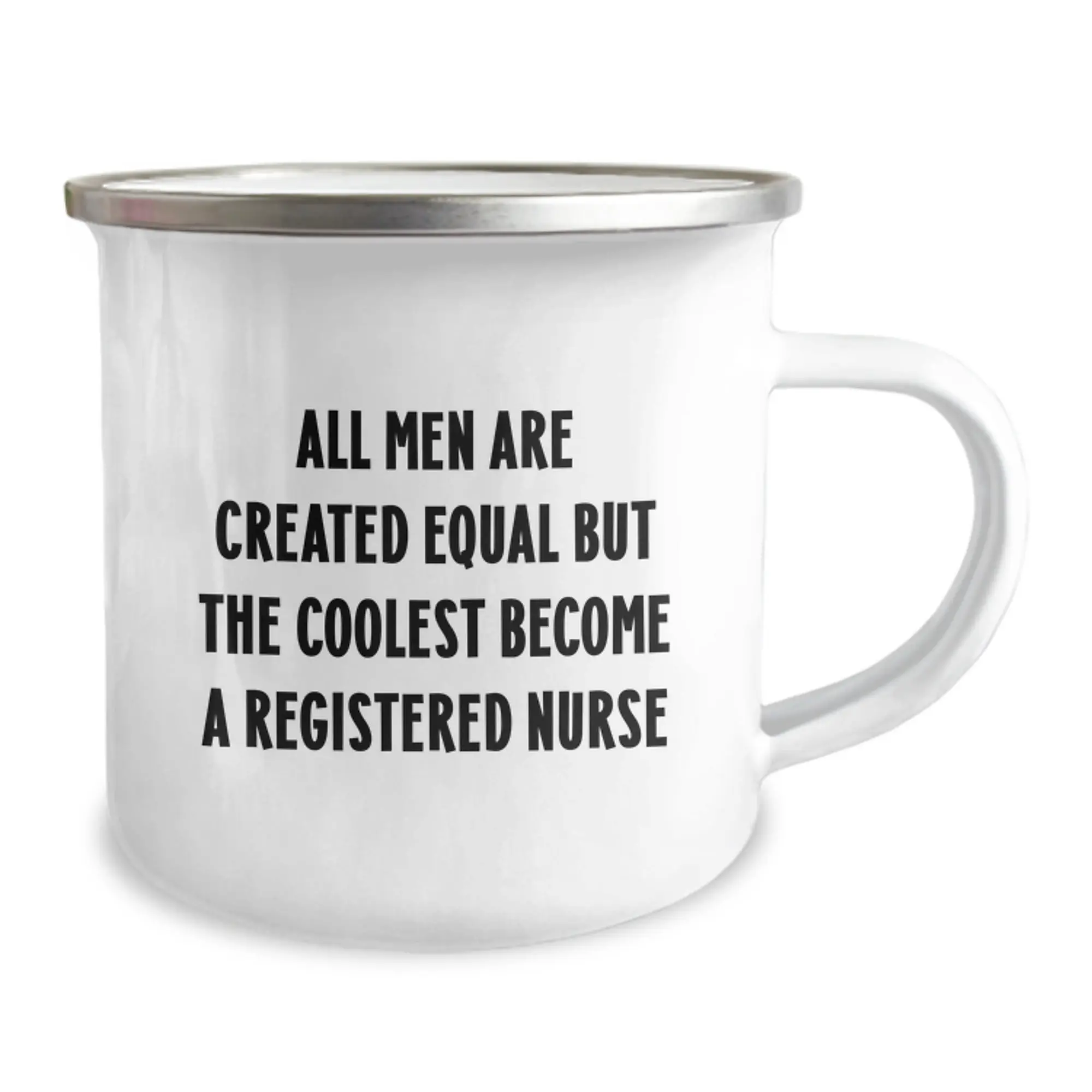 Humorous Registered Nurse Camping Mug Novelty Birthday Gift for Friends - Image 2