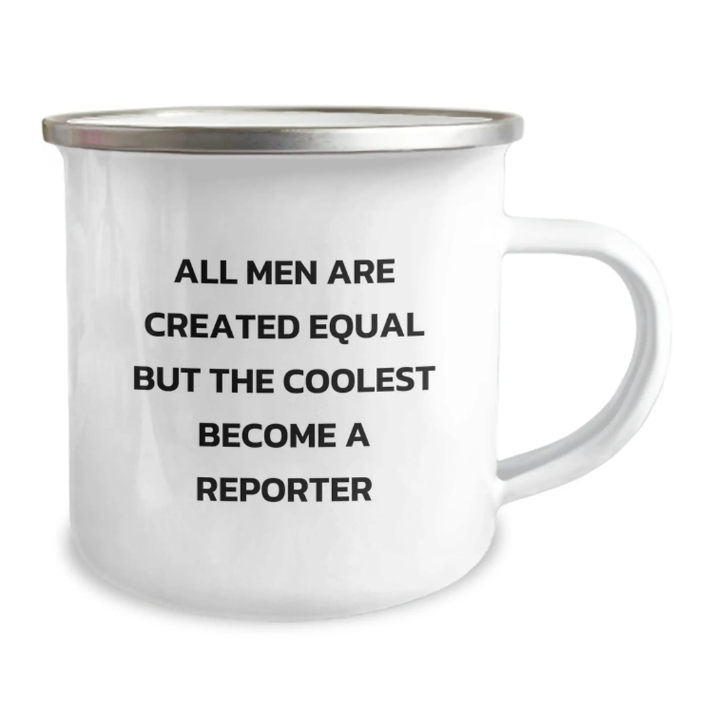 Reporter Camping Mug Novelty Birthday Gift for Friends – Coolest Become - Image 2