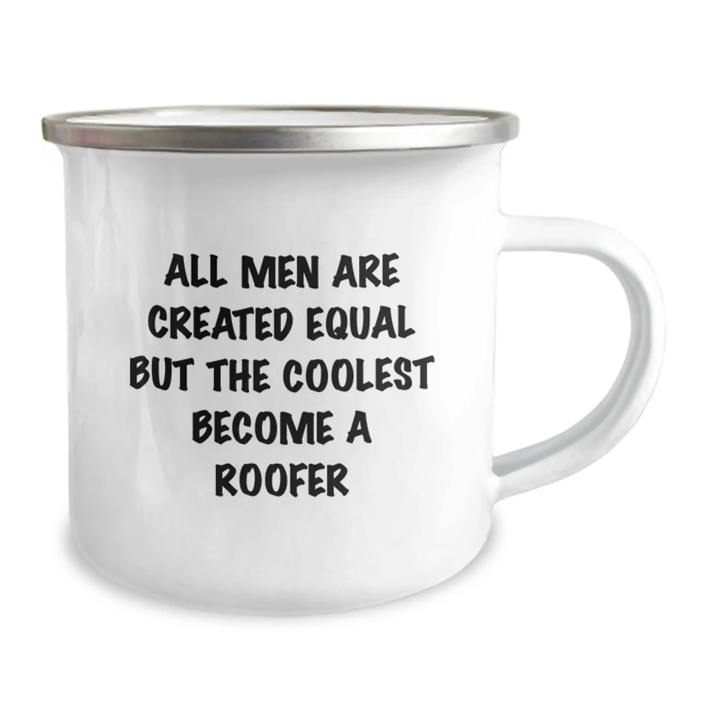 Birthday Gift Roofer Camping Mug Present for Her - Image 2
