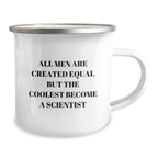 For Him Keepsake Birthday Gift Scientist Camping Stainless Mug - Image 2