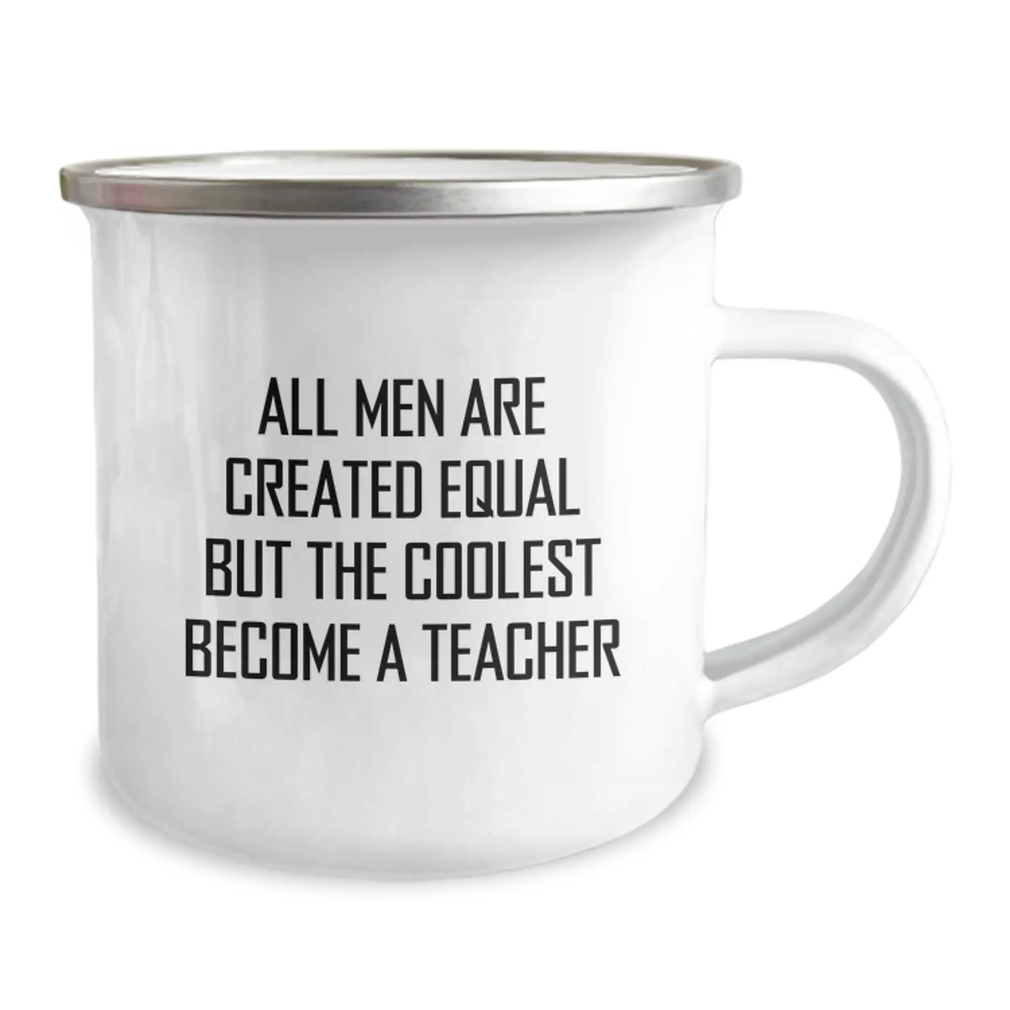 Funny Teacher Gifts from Men, Teacher Camping Mug with Inspirational Quote, Coolest Teacher Graduation Unique Gifts - Image 2