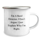 Camping Mugs for Band Directors Funny Quote Gifts from Family to Men on Mother's Day - Image 2