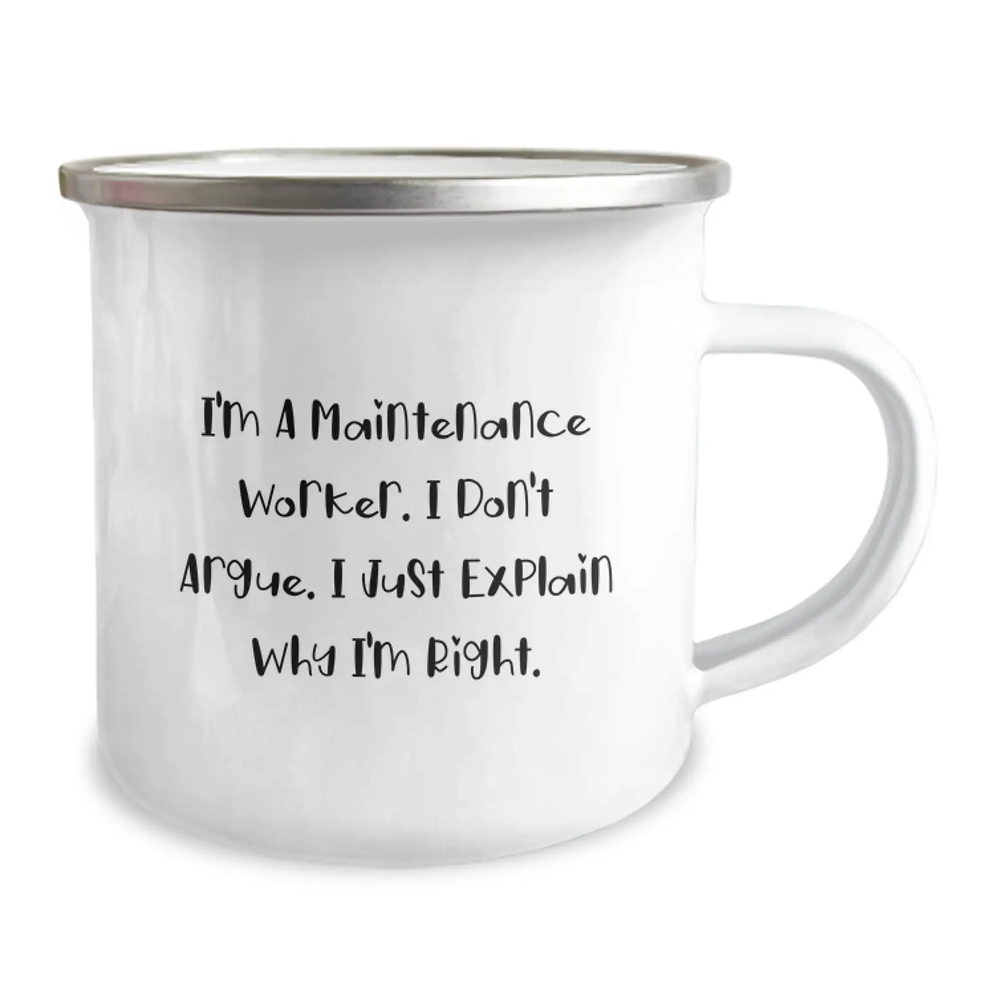 Maintenance Worker Keepsake Camping Mug for Him Birthday Gift - Image 2
