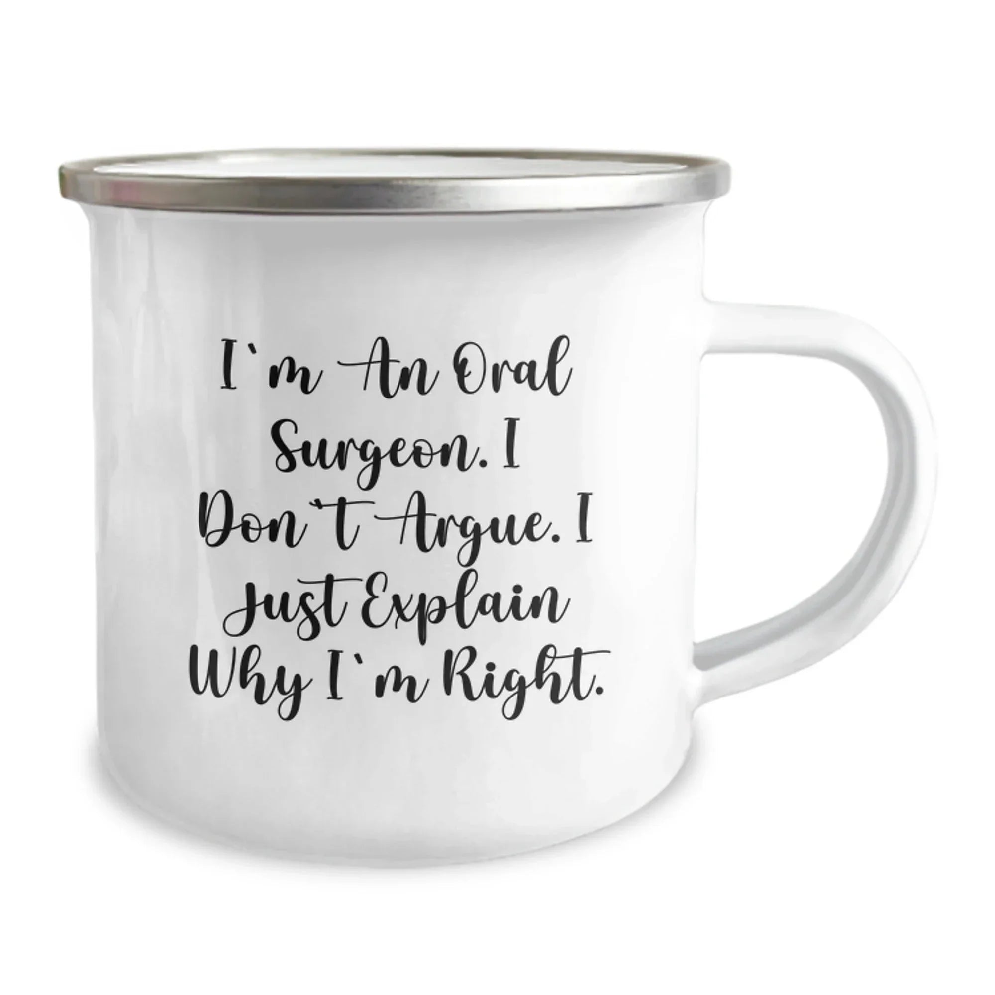 Funny Oral Surgeon Mugs Gifts from Men to Family, Unique Christmas Unique Gifts for Oral Surgeon, Camping Mug Quote I'm An Oral Surgeon