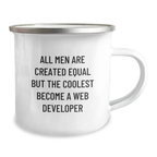 Funny Web Developer Gifts for Men, Unique Camping Mugs with Inspirational Quote, Gifts from Family, Father's Day Unique Gift Ideas for Web Developer Dad - Image 2