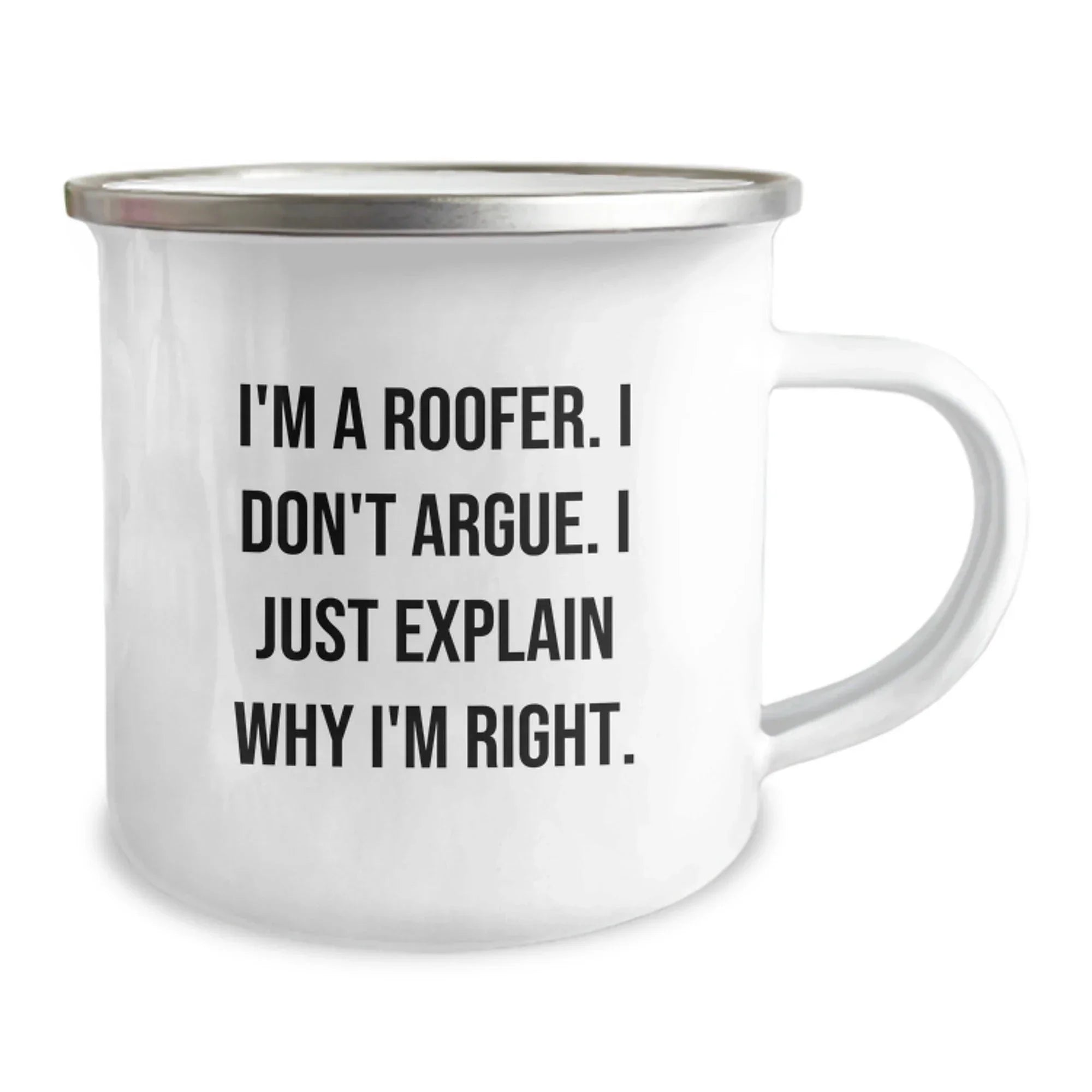 Funny Roofer Gifts from Men to Friends with Unique Christmas Unique Gifts for Roofer Camping Mug