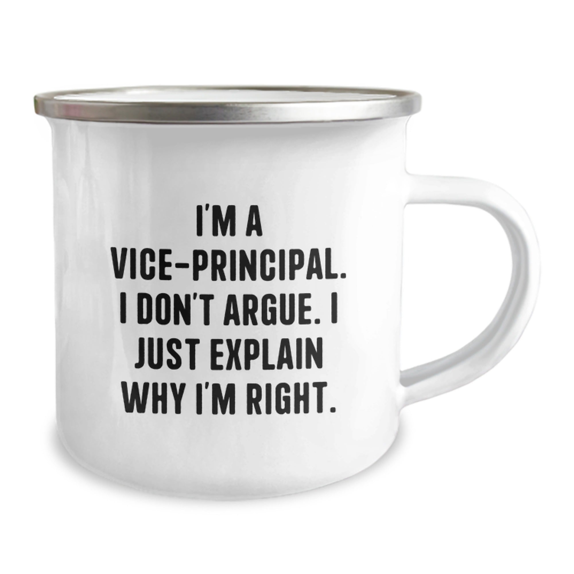 Funny Vice-principal Gifts from Friends, Vice-principal Birthday Unique Gifts, Vice-principal Camping Mug for Vice-principal - Image 2
