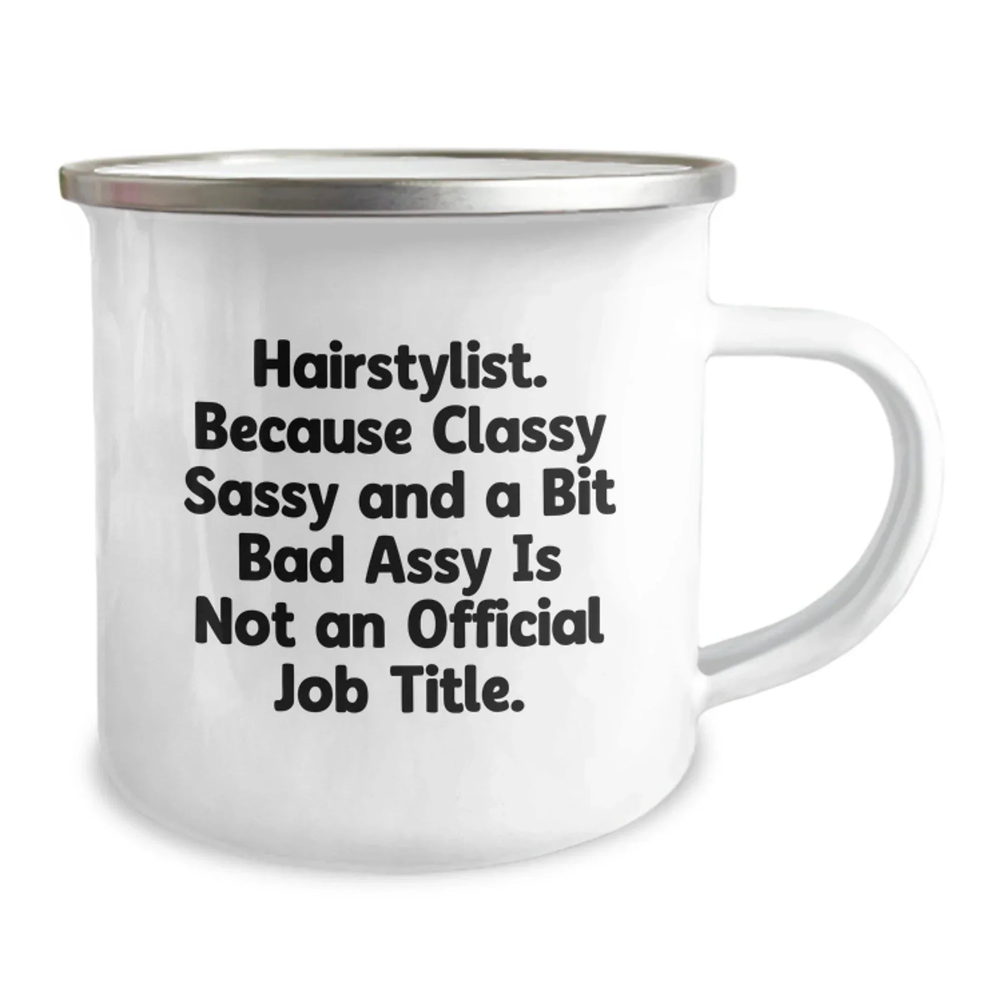 Funny Hairstylist Gifts from Men, Unique Christmas Unique Gifts for Hairstylists, Stylish Camping Mugs with Quirky Humor