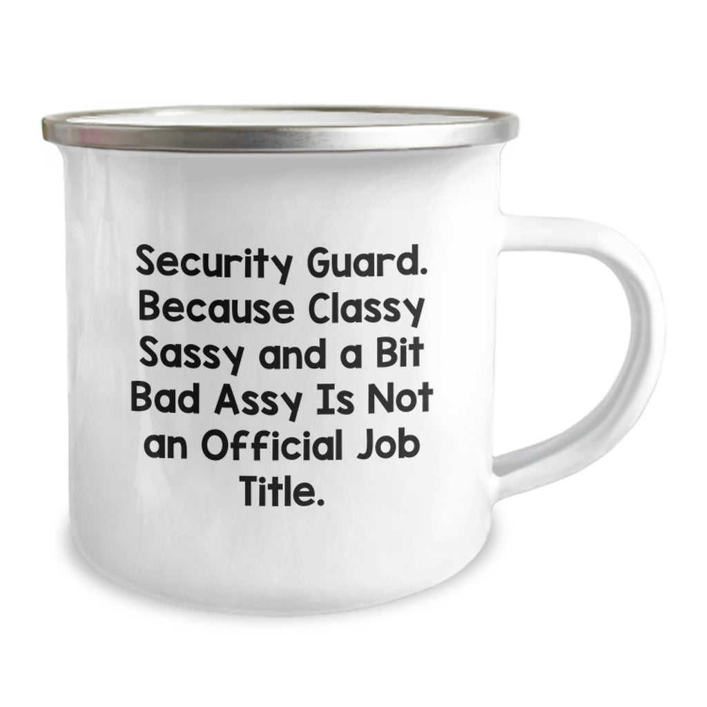 Christmas Gift for Her - Security Guard Quote Present, Classy Camping - Image 2